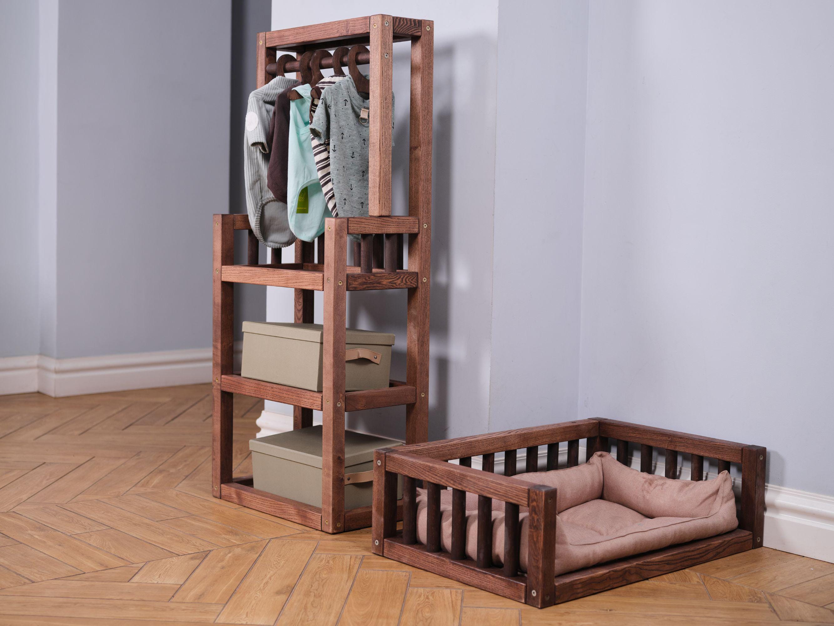 Haustier Kleidung Organizer, Hund Kleiderschrank Organizer, Luxus Hund Schrank Möbel, Welpen Kleidung Kleiderbügel, Kleine Hund Geschenk, Haustier Lagerung