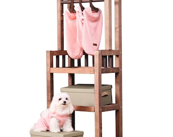 Armario para perros, almacenamiento de ropa para mascotas, armario