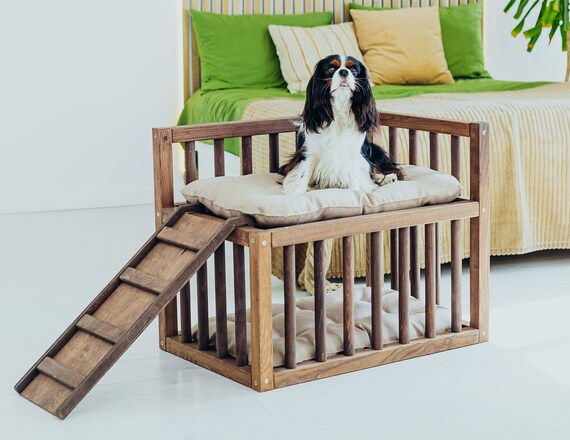 Platform dog bed discount