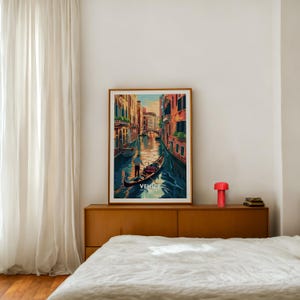 Venice Canals Travel Print Wall Art, Italy Europe Travel Poster, Digital Download, Home Decor, Birthday Gifts, Trendy Room Decor