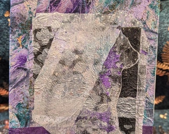 Upcycled Softcover Notebooks or Journals with Original Art Embellishment