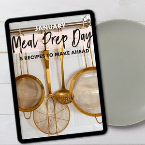 Meal Prep Day | 5 Healthy Meal Prep Recipes for January | Meal Plan