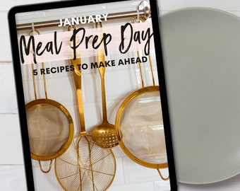 Meal Prep Day | 5 Healthy Meal Prep Recipes for January | Meal Plan