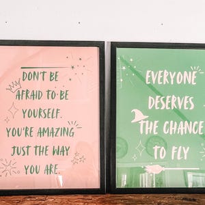 Set de 2 citas de Wicked Prints