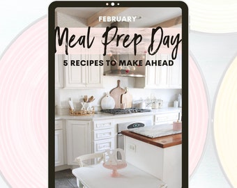 Meal Prep Day | 5 Healthy Meal Prep Recipes for February | Meal Plan