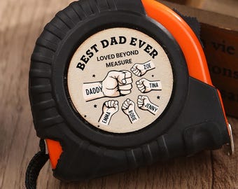 Cinta métrica personalizada para papá, el mejor papá del mundo, regalo para el Día del Padre, para el esposo, para el abuelo.