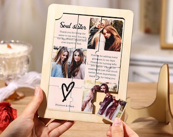 Custom Photo Puzzle, Personalized Couple Photo Puzzle,Keepsake Photo Jigsaw Puzzles,Excellent for Birthday,Anniversary,Gifts for Him