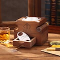 Custom Wooden Cigar Ashtray,Whiskey & Cigar Tray Glass Holder Ashtray,Wooden Cigar Ashtray With Whiskey Glass Holder, Gifts for Men