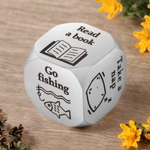 Custom Dice, Funny Retirement Gifts for Women Men, Happy Retirement Gifts,Personalised Date Dice Set,Date Night Ideas, Gift For Grandma