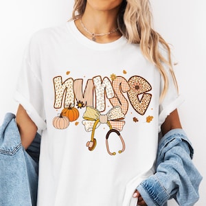 Fall Nurse Shirt, Pumpkin Season Nurse Sweatshirt, Fall Season Nursing Tee, Fall Vibes Sweater, Cozy Season T-Shirt, Autumn Nurse Tee