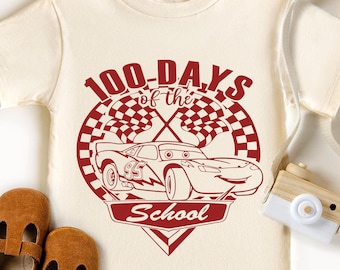 McQueen 100 Days Of The School Shirt, Disney Back To School T-Shirt, Kids School Sweatshirt, Disney Cars School Tee, McQueen School Shirt