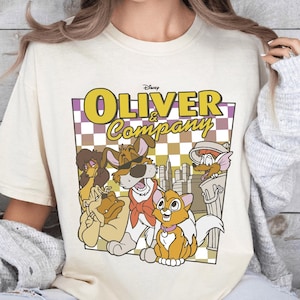 Disney Oliver & Company Shirt, Disneyland Family Vacation Tee, Disney Dogs Sweatshirt, Oliver And Friends T-Shirt, Disney Vintage Shirt