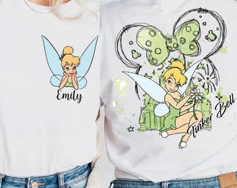 Disney Tinkerbell Shirt, WDW Princess Sweatshirt, Disney Family Vacation Tee, Girls Matching T-Shirt, Disney Fairy Sweatshirt