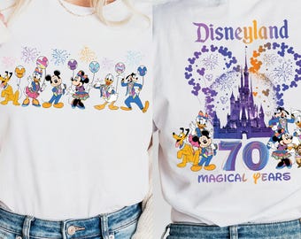 Disneyland 70th Anniversary Shirt, Disney 70th Celebration of Magic Tee, Mickey And Friends 70th Years Shirt, Disneyland Family Trip 2026