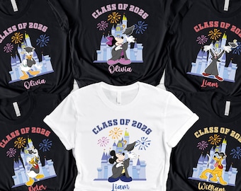 Class Of 2026 Shirt, Mickey&Co Graduation T-Shirt, Disney Senior Trip Shirt, Disney Senior School Tee, Graduation Squad Shirt