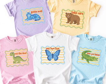 Custom Last Day of School T-Shirt, Funny Animal Matching Shirts, Last Day Of School Kids Shirt, Teacher Team Gift, Alligator Shirt