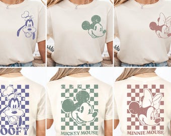 Disney Mickey Mouse and Friends Retro Shirt, Vintage Minnie Mouse Sweatshirt, Disney Vacation Tee, Disneyland Classic Mickey Shirt
