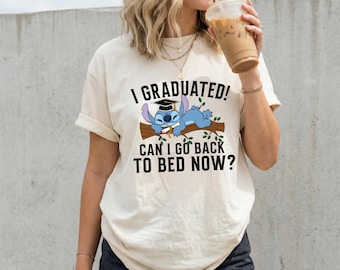 I Graduated Can I Go Back To Bed Now T-shirt, Funny Senior Graduation Shirt, Class Of 2026 T-Shirt, College Grad Sweatshirt
