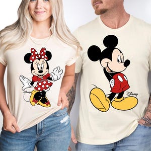 Mickey Minnie Couple Shirt, Disneyland Trip Tees, Disney Family T-Shirt, Disney World Sweatshirts, Disney Group Shirts, Magic Kingdom Shirt