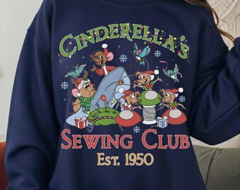 Weihnachts-Nähclub-Shirt, Prinzessinnen-Weihnachts-Sweatshirt, Weihnachts-T-Shirt für Mädchen
