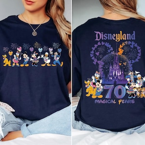 Disneyland 70th Anniversary Shirt, Disney 70th Celebration of Magic Tee, Mickey And Friends 70th Years Shirt, Disneyland Family Trip 2025