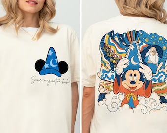 Mickey Some Imagination Huh Shirt, Walt Disney's Fantasia Mickey Sweatshirt, Disneyworld Retro Mickey Fantasia T-Shirt, Magic Kingdom Pullover