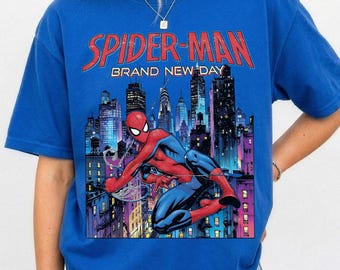 Retro Spider Hero Shirt, Spider Superhero Sweatshirt, Comics Character T-Shirt