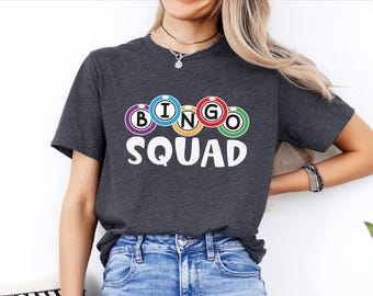 Bingo Squad T-Shirt, Bingo Player Sweatshirt, Group Matching Tee, Bingo Queen Shirt, Bingo Game Lover Gift, Funny Bingo Sweater