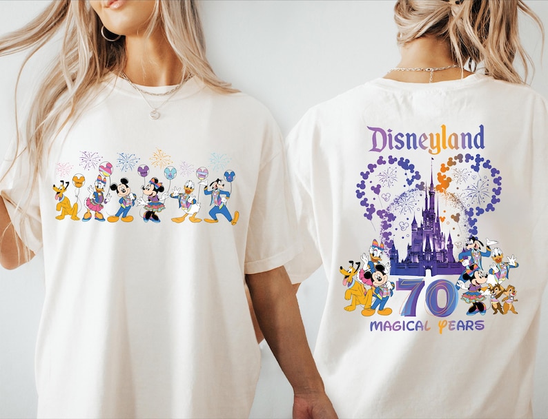 Disneyland 70th Anniversary Shirt, Disney 70th Celebration of Magic Tee, Mickey And Friends 70th Years Shirt, Disneyland Family Trip 2025