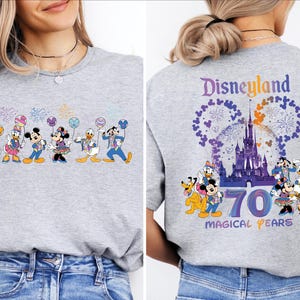 Disneyland 70th Anniversary Shirt, Disney 70th Celebration of Magic Tee, Mickey And Friends 70th Years Shirt, Disneyland Family Trip 2025