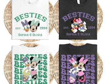 Disney Minnie And Daisy Besties Shirt, Minnie And Daisy Best Friends Shirt, Besties Matching Shirt, Disney Besties Shirt, Disney Trip Shirt