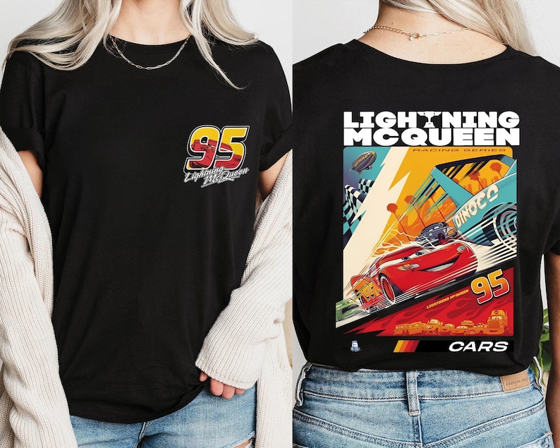 Lightning Mcqueen Shirt, Disneyland Shirt, Disneyworld Shirt, Mcqueen 95 Tee, Magic Kingdom Family Tee, Cars Shirt