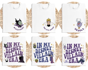 Chemise de l'époque des méchants de My Disney, sweat-shirt de la tournée des méchants, chemise Disneyland Evil Queens, chemise Bad Queen Disney, chemise Maléfique Disney