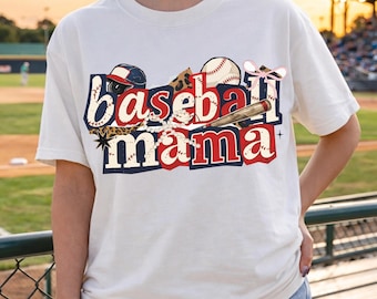Retro Baseball Mama Tee, Baseball Family Matching Shirt, Baseball Player Sweatshirt