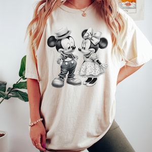 Mickey And Minnie Shirts, Disney Lover Shirt, Walt Disney Shirt, Disney Couple Trip Shirt, Her Mickey His Minnie Shirt, Disneyland Shirt