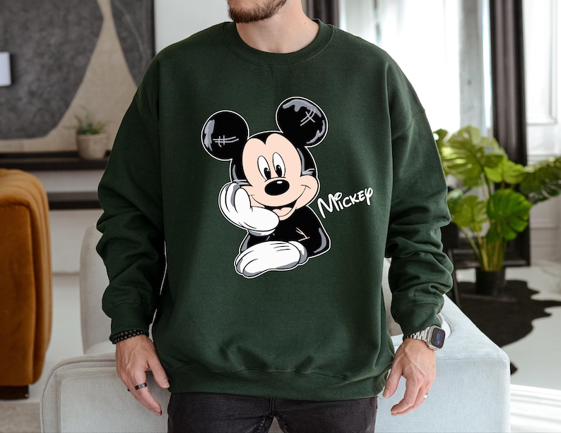 Cute Mickey Mouse Shirt, Disney Trip Mickey Sweatshirt, Retro Mickey Sweater, Mickey Ears Tee, Disneyland Magical Vacation Outfit