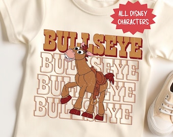 Toy Story Bullseye T-Shirt, Disney Toy Story Sweatshirt, Disneyland Western Shirt, Custom Disney Kids Tee, Group Matching Shirts