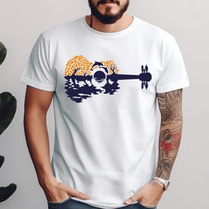 Guitar Shirt, Four Season Theme Guitar Shirt, Guitar Lover Shirt, Singer Tee, Funny Guitar Sweatshirt, Musical Instrument Shirt