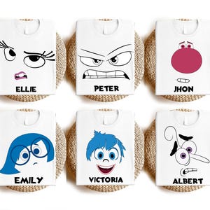 Custom Inside Out Shirts, Inside Out Group Matching, Inside Out 2 Shirt, Disneyland Trip Shirt, Custom Inside Out Family Shirt