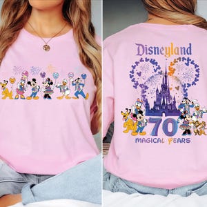 Disneyland 70th Anniversary Shirt, Disney 70th Celebration of Magic Tee, Mickey And Friends 70th Years Shirt, Disneyland Family Trip 2025