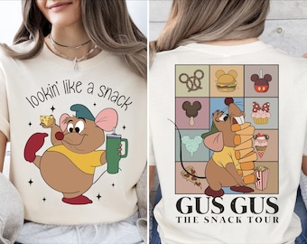 Lookin Like A Snack Shirt, Disney Gus Gus Sweatshirt, Disneyland Cinderella T-Shirt, Disney Family Trip Pullover, Disneyland 2026 Snack Tour T-Shirt