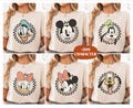 Disney Checkered Mickey and Friends Retro Shirt, Disney Family Trip Sweatshirt, Disney Vacation Tee, Disney All Characters Shirt