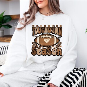 Touchdown Season Sweatshirt, Football Season Shirt, Game Day T-Shirt, Football Lover Tee, Tis The Season Sweatshirt, Football Fan Shirt