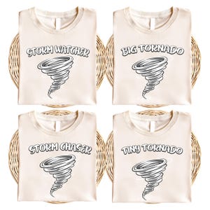 Storm Watcher Shirt, Big Tornado Shirt, Storm Chaser Shirt, Tiny Tornado Shirt, Matching Family Shirt, Meteorology Lover shirt
