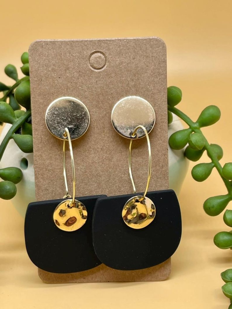 Chic Chevron Dangle Drop Earrings 3inch Drop Length Lightweight