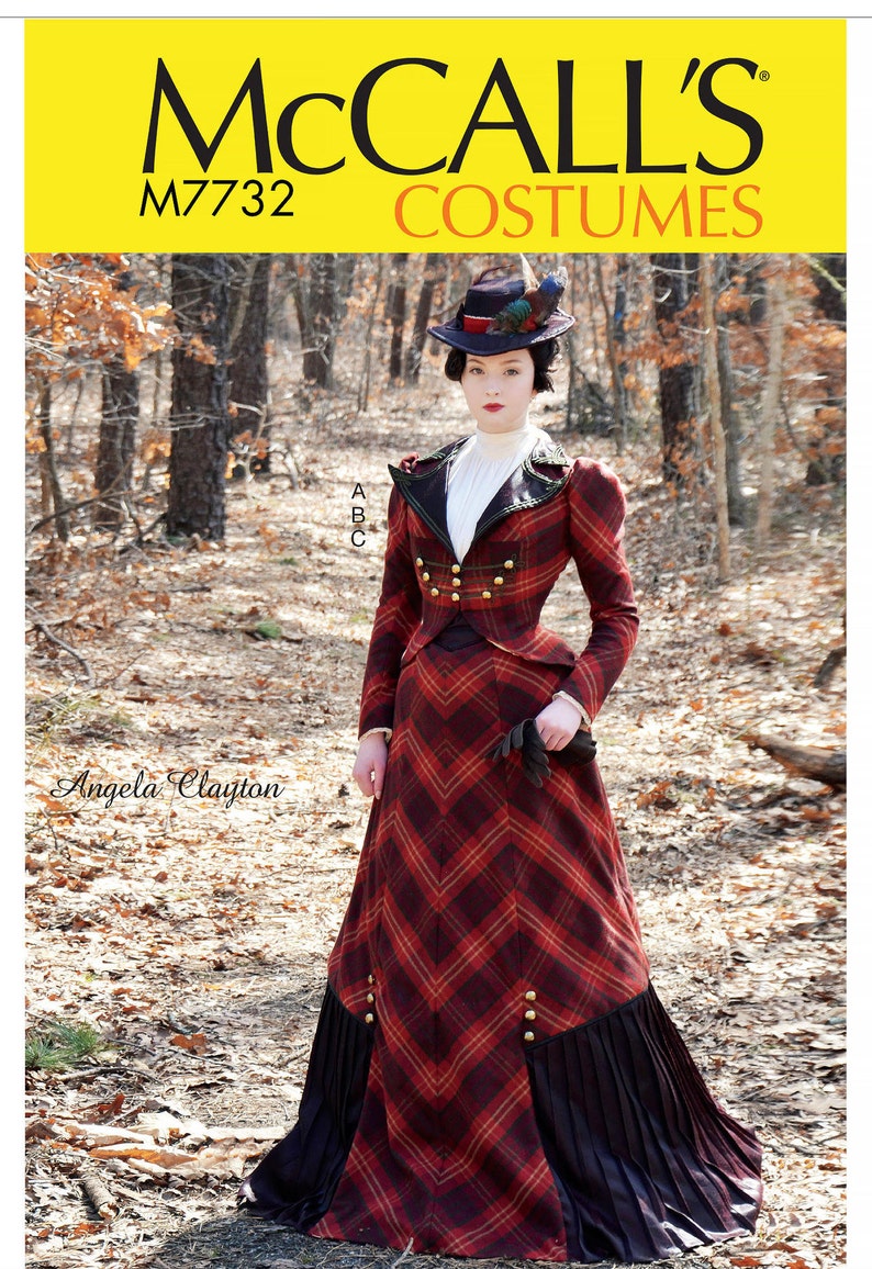 McCalls M7732 Sewing Pattern Historical Dress pattern Etsy
