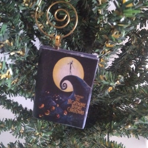 Mini-Book Ornament Christmas Ornament, Mini-Book Christmas Ornament Mini Book Christmas Ornament Christmas Carol-Ornament image 6