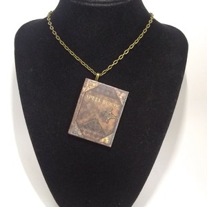 Spell Book Pendant/Ornament - Book Necklace - Spell Book Pendant - Jewelry - Necklace - Spell Book