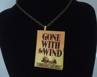 Gone with the Wind Book Pendant/Ornament - Gone with the Wind Jewelry - Margaret Mitchell - Gone with the Wind Ornament - Gone with the Wind