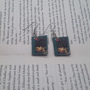 Grimm&#39;s Fairy Tales Book Earrings - Book Jewelry - Handmade Book Earrings - Mini Book Jewelry - Handmade Mini Book Earrings